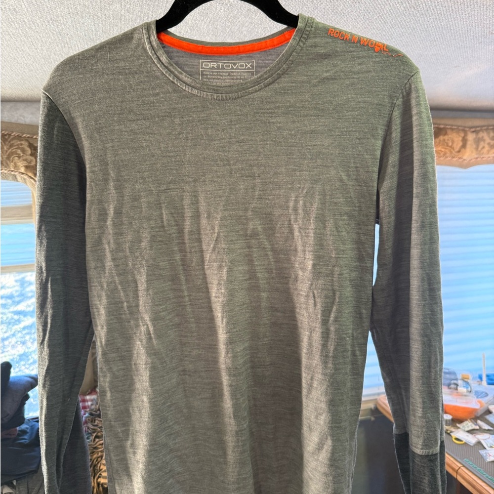 Men's Orthovox wool Long Sleeve Shirt